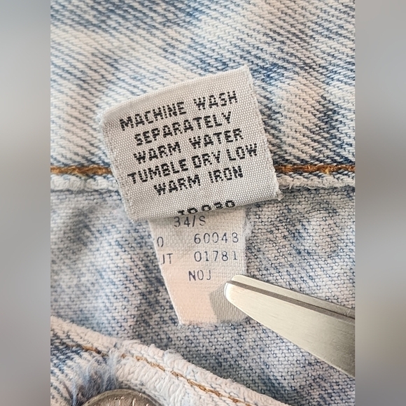 Gitano Citano Original Reds Vintage Jeans Retro Size 34x30 - Picture 13 of 16